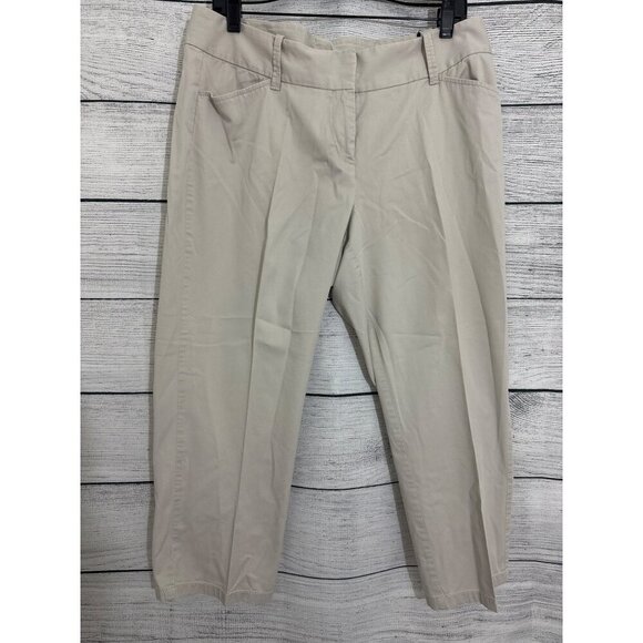Ann Taylor Curvy Fit Beige Pants Size 10 - Picture 1 of 3